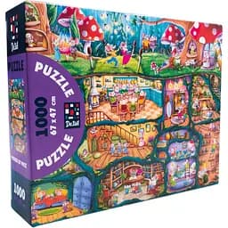 Пазли De.tail. Будиночок мишенят. 1000 деталей (DT1000-15)