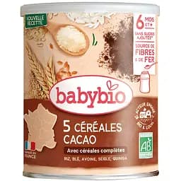 Каша злакова BabyBio з кіноа та какао 220 г