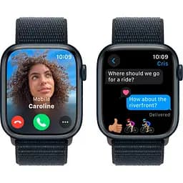Смарт-годинник Apple Watch Series 9 GPS 45mm Midnight Aluminum Case with Midnight Sport Loop [MR9C3] [95101] - мініатюра 5