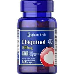 Натуральна добавка Puritan's Pride Ubiquinol 100 mg 60 капсул