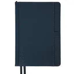 Дневник-деловая записная книжка А5 Leo Planner Legacy 2026 твердый синий 368 страниц (252648)