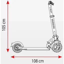 Електросамокат Inokim Light 2 Max 36V 13.6AH - мініатюра 5