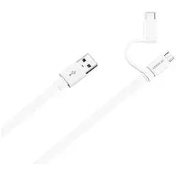 USB кабель Huawei AP55S Type-C + Micro 2 в 1