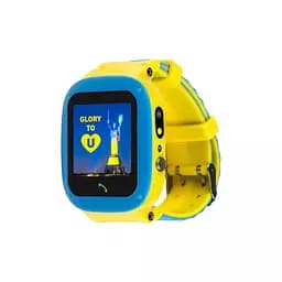 Дитячий розумний годинник Amigo GO004 Splashproof Camera+LED Glory Blue-Yellow - мініатюра 2