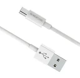 Зарядный кабель Borofone BX22 Bloom USB to Type-C 1 м, белый