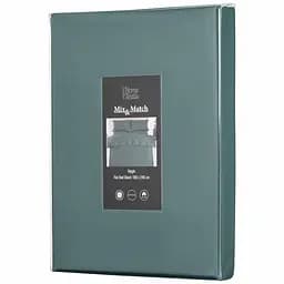 Простирадло Ardesto Mix&Match Premium, 180х240см, 100% бавовна, сатин, зелений (ART1824FSE)