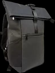 Прогумований молодіжний рюкзак 18L Rolltop-Rucksack чорний LS sum0028840 - мініатюра 2