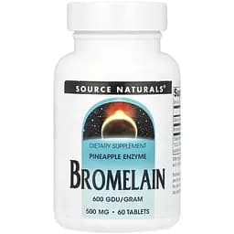 Бромелайн Source Naturals Bromelain 600 GDU 60 таблеток