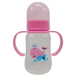 Бутылочка для кормления "Кит" Mega Zayka MGZ-0204-1(Pink) 150 мл