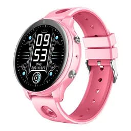 Дитячий смарт годинник Lemfo D40 з GPS, 4G SIM картою, відеозв’язком, прослуховуванням, Wi-Fi та SOS, розумний годинник для дітей Рожевий - мініатюра 3
