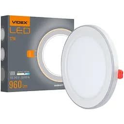 Світильник стельовий Videx LED Вбудований з декоративною підсвіткою (VL-DL4R-1252)