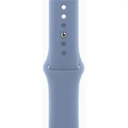 Apple Watch Series 9 GPS 41mm Silver Aluminium with Storm Blue Sport Band S/M MR903 - мініатюра 4