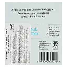 Жувальна гумка True Gum зі смаком міцної м'яти без цукру 21 г - мініатюра 3