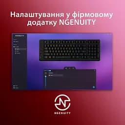 Клавіатура HyperX Alloy Origins EVE 1800 99key Red USB-A EN/UA RGB Black (B7JE0AA) - мініатюра 11