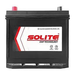 Акумулятор Solite 6СТ-65Ah 75D23R ASIA (+/-) 550CCA 232 x 175 x 225 мм