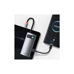 Концентратор Baseus Metal Gleam Series 4-in-1 Multifunctional Gray (CAHUB-CY0G) - мініатюра 4