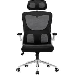 Офісне крісло GT Racer X-5728, чорно-біле (X-5728 White/Black) - мініатюра 2