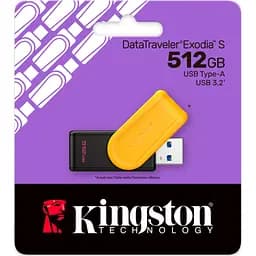 USB флеш накопичувач Kingston 512GB DataTraveler Exodia S USB 3.2 (DTXS/512GB) - мініатюра 3