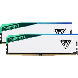 Модуль памяти Patriot DDR5 32Gb (2x16) Viper Elite 5 7000Mhz RGB (PVER532G70C38KW)