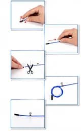 Скакалка EasyFit Speed Cable Rope 3 м зі сталевим тросом, зелена - мініатюра 2