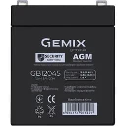 Аккумулятор Gemix AGM 12V (12V/4.5Ah/54Wh) (GB12045) [112462]