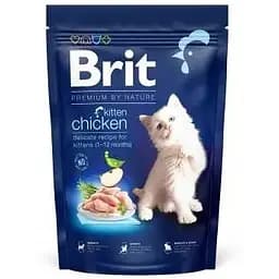 Сухой корм Brit Premium Cat by Nature Kitten для котят с курицей 1500 г