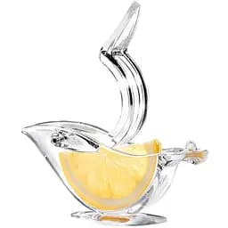 Соковижималка ручна Birdie Juicer для шматочків лимона, лайма, часточки цитрусових прозора