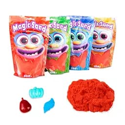 Кінетичний пісок Strateg Magic sand червоний 350 г (39402-6) - мініатюра 3