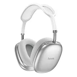 Бездротові навушники Hoco W55 Plus, накладні, ANC, BT5.4, AUX, 800mAh, 90h, Silver - мініатюра 3