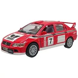 Модель автомобіля Kinsmart KT 5072 W Mitsubishi Lancer 1:32, 1:36 червоний