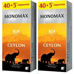 Набор пакетированного черного чая Monomax Ceylon 135 г (90 шт. x 1.5 г)