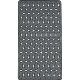 Килимок для ванної Eco Fabric Трикутники 68х37 см сірий (6837-012)