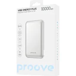 Зовнішній акумулятор Proove Vibe Energy Plus 10000mAh 22.5W White (PBVE15012202) [131442] - мініатюра 3