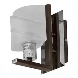 Бра Brille BR-588W/1 настінне накладне класичне E14 CH+W