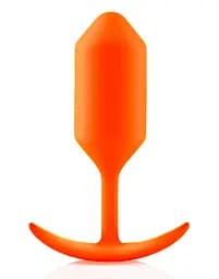 Анальная пробка B-Vibe Snug Plug 3, 12.7 см (оранжевый)