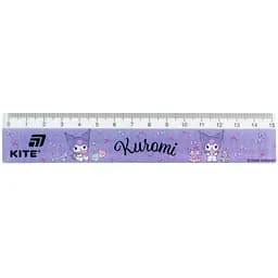 Лінійка пластикова Kite Kuromi 15 см HK-1 (HK26-090-1)