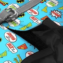 Шлея для собак Waudog Clothes м'яка з QR паспортом, малюнок "Ліга Справедливості", S2 - мініатюра 3