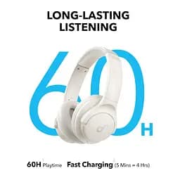 Навушники Anker Bluetooth SoundCore Q11i (A3005G21) білі - мініатюра 6