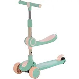 Самокат iTrike JR 3-104 3 в 1 зеленый