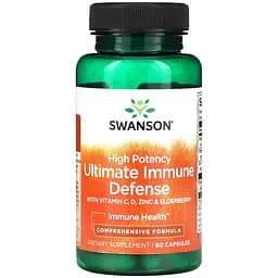 Вітамінно-мінеральний комплекс для імунітету Swanson Ultimate Immune Defense 60 капсул
