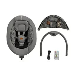 Крісло-гойдалка Kinderkraft Lumi 2 Dark Grey (KBLUMI02DGR0000) - мініатюра 5
