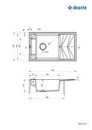 Кухонна мийка DEANTE Magnetic ZRM_A113 - мініатюра 2