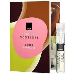 Листовка с пробным образцом парфюмерная вода Avon Perfect Nonsense Choco Tuberose 0.6 мл