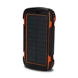 Повербанк з сонячною панеллю 30000mAh Power Bank Kraft TPB-1830SLP Orange 18W QC2.0 LED-ліхтар (43-00040) - мініатюра 2