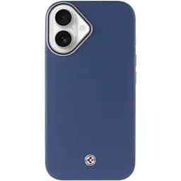 Чохол SGP PC+Leather with MagSafe для Apple iPhone 16 (6.1) Blue - мініатюра 2