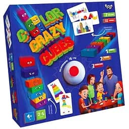 Настольная игра Danko Toys Color Crazy Cubes (укр.) (CCC-02-01U)