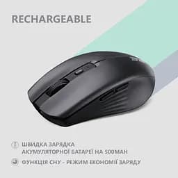 Мишка 2E MF270 Silent Rechargeable Wireless Black (2E-MF270WBK) - мініатюра 4