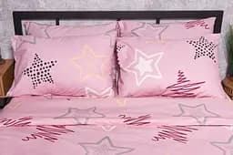 Набір наволочок Moon&Star Бязь Gold Люкс Alpha Pink 40х40 см 2 шт