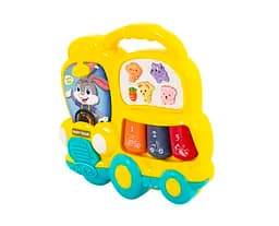 Музична іграшка Baby Team Веселий автобус жовтий (8633_желтый) - мініатюра 2
