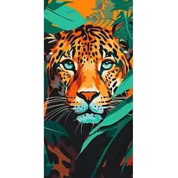 Картина за номерами ArtCraft Хижий погляд 40 х 80 см (11554-AC)